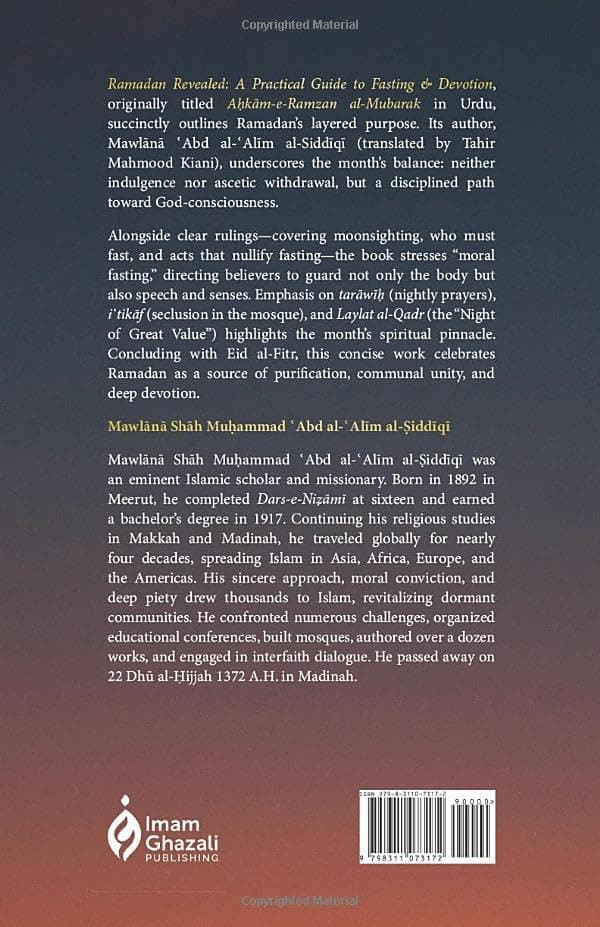 Ramadan Revealed: A Practical Guide to Fasting & Devotion [Paperback] alternate